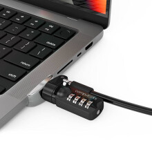 Compulocks - "De LEGDE Beveiligingsadapter voor MacBook Pro M1/M2 14" met gecombineerde beveiligingskabel"