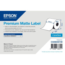 Epson Premium Matte Label - Rollo continuo: 203 mm x 60 m