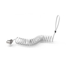Universele tablet locking - Maclocks - Zilver - Opgerolde kabel - Plakplaatje - Verhoogde veiligheid