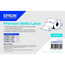 Epson Premium-Mat permanenter Acryl-Kleber 102 x 76 mm 6280 Etiketten (4 Rolle(n) x 1570) Etiketten in Form…