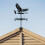 [Rust Proof Eagle Wind Vane] Flying Eagle Wind Vane, Rust Proof Iron, Ground Insertion Decoration, 3