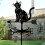This Is a Protective Weather Vane Featuring a Rust-Resistant Coating - an Elegant Little Cat Design 4