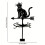 This Is a Protective Weather Vane Featuring a Rust-Resistant Coating - an Elegant Little Cat Design 1