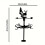 1pc Forest Deer Wind Indicator, Garden Wind Indicator For Roof Mounting, Wind Direction Indicator, Creative Metal Wind Indicator 1