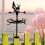 1pc Forest Deer Wind Indicator, Garden Wind Indicator For Roof Mounting, Wind Direction Indicator, Creative Metal Wind Indicator 3