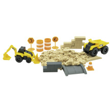 Stavebnica CAT Stavebnica Dig N' Build Dirt s 280 g zmesi 2 mal strojov vozidl pre deti od 3 rokov