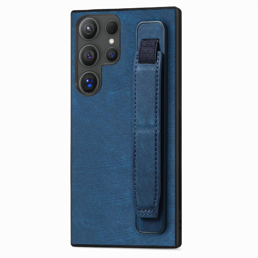 (Blue) Case For Samsung Galaxy S25 Ultra Retro Lightweight Shockproof Wrist Strap Blue 764544177290