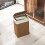 Homcom HOMCOM Laundry Hamper with Removable Washable Liner Bag, Brown 8
