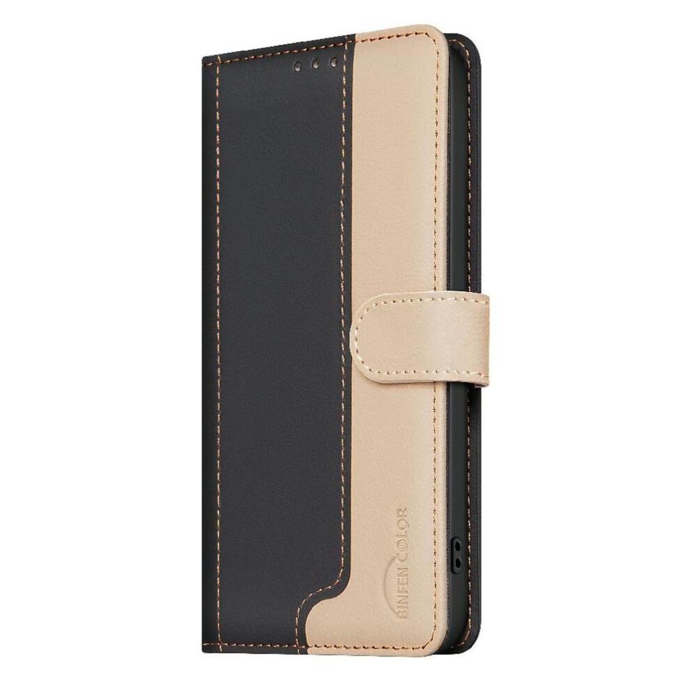 (Black) Flip Case For Samsung Galaxy S25 Card Slots Holder Flip Folio Shockproof Tpu Inner Shell Rfid Blocking Kickstand Black 764544179249