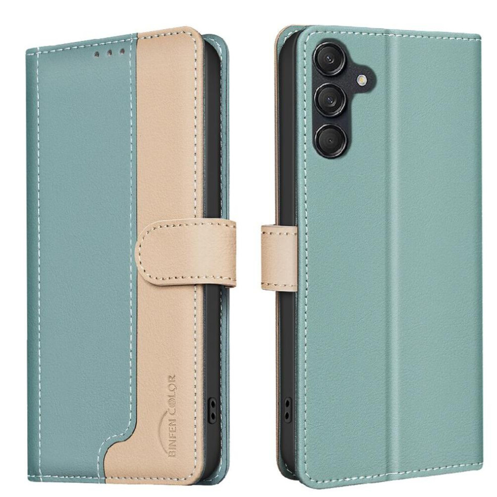 (Green) Flip Case For Samsung Galaxy S25 Plus Kickstand Rfid Blocking Flip Folio Card Slots Holder Shockproof Tpu Inner Shell Green 764544179270