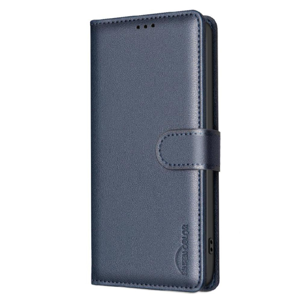 (Blue) Flip Case For Samsung Galaxy S25 Plus Magnetic Card Holder Kickstand Rfid Blocking Pu Leather Wallet Blue 764544179362