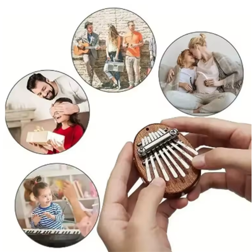 8 Key Mini Wooden Kalimba 1