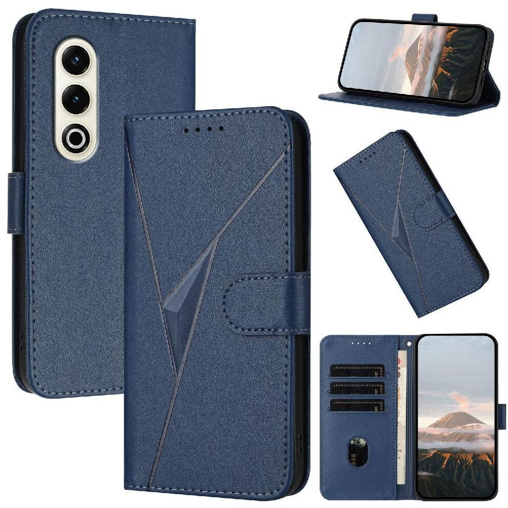 (Blue) Flip Case For Itel S25 Premium Pu Leather With Card Slots Flip Protective Mobile Phone Anti-Fall With Kickstand Function Blue 764544183659