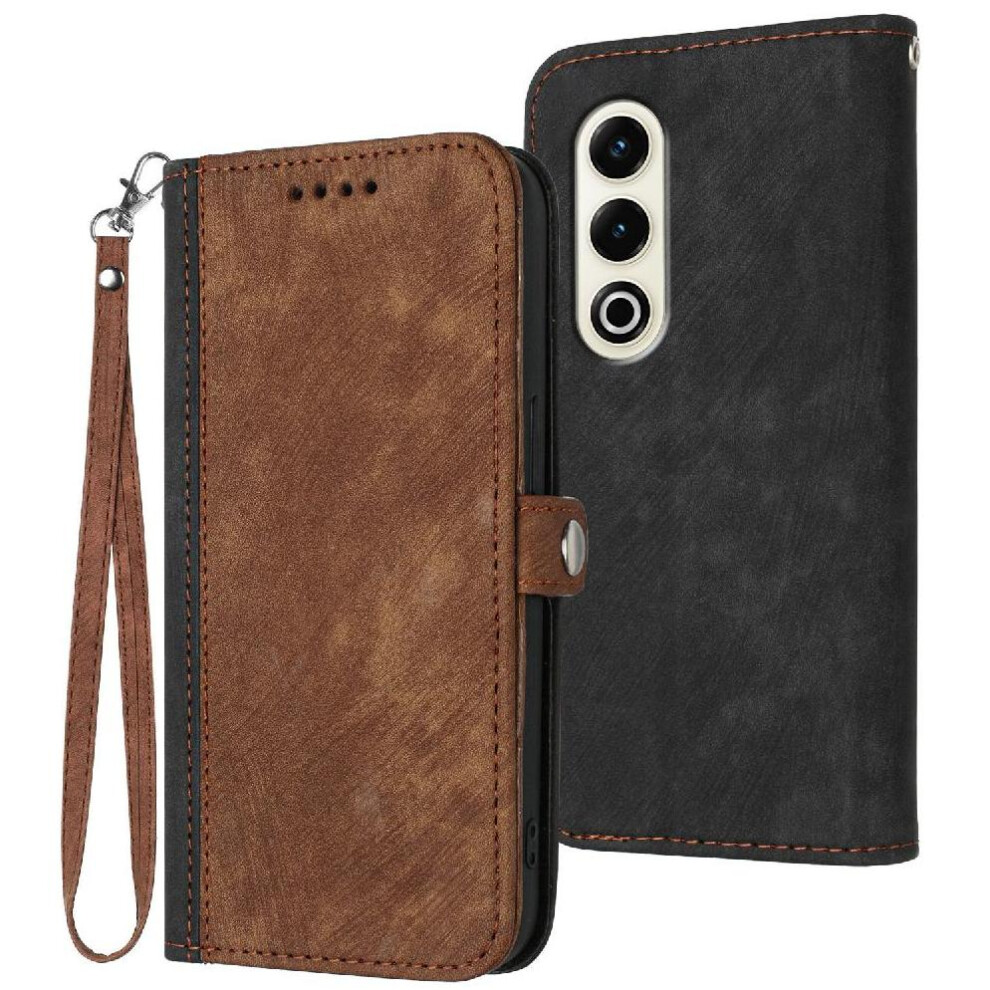 (Brown) Case For Itel S25 Pu Leather Magnetic Closure With Card Slot Stand Flip Folio Book Kickstand Protective Wallet Brown 764544187008