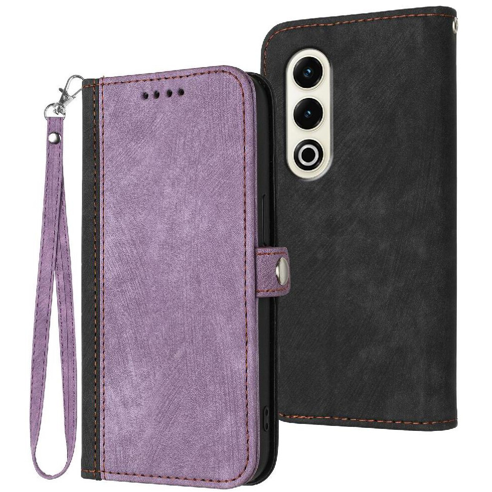 (Purple) Case For Itel S25 Pu Leather Magnetic Closure With Card Slot Stand Flip Folio Book Kickstand Protective Wallet Purple 764544186995