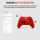 Refurbished Microsoft Xbox Core Wireless Gaming Controller - Pulse Red 5