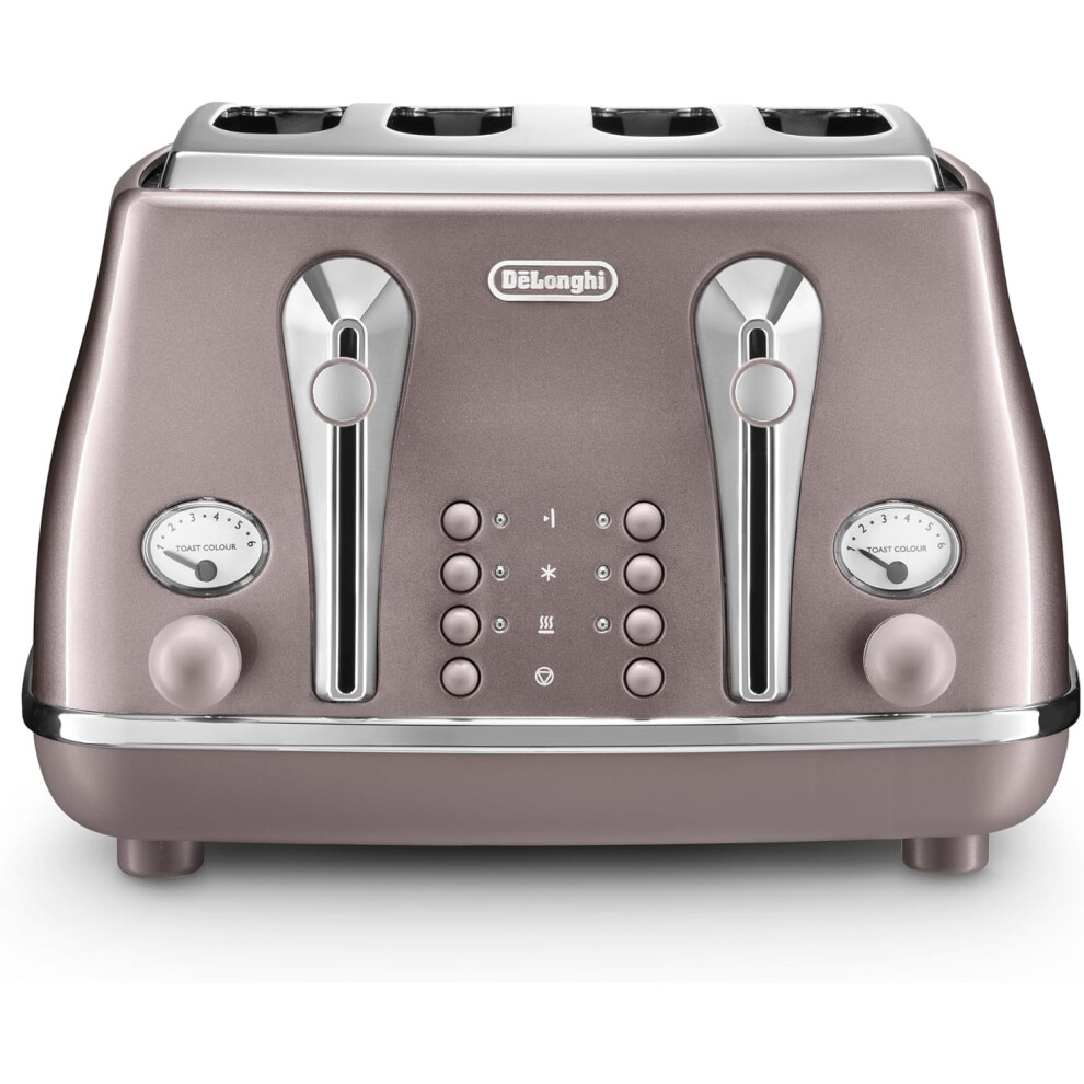 De'Longhi Icona Metallics 4-Slice Toaster - Violet