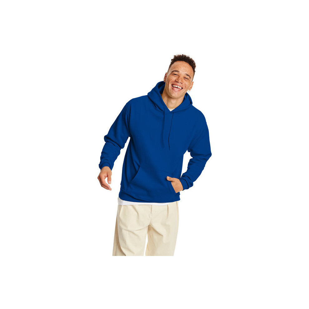 Felpa Con Cappuccio Unisex Ecosmart 5050 - Bianco - S (D0102H7K3QJ)-image