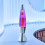 MATHMOS Lava Lamp Violet Red - The Original Astro Baby 3