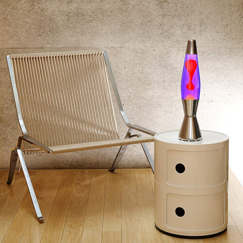 MATHMOS Lava Lamp Violet Red - The Original Astro Baby 1