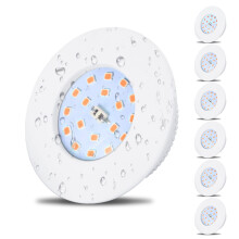 HiBay 6X 5W Recessed Ceiling Spot Lights Ultra Thin LED Spotlights Kitchen Bathroom Downlights Warm White 240V Down Light for 60-68mm Cutout Hole
