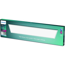 Philips LED Panel Rectangle Ceiling Light SceneSwitch Dimmable 4000K 36W [Cool White - White]. for Indoor Lighting, Livingroom and Bedroom