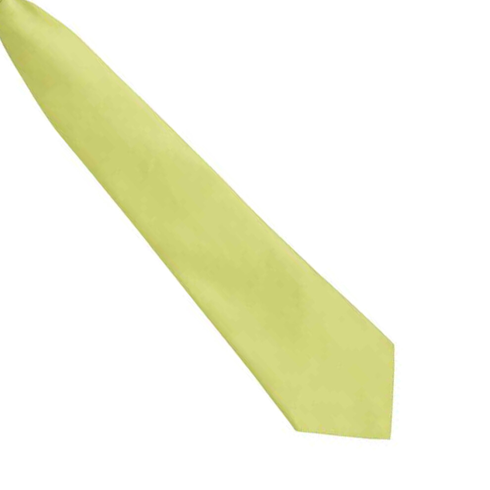 (One Size, Navy) Premier Mens Fashion ”Colours” Work Clip On Tie