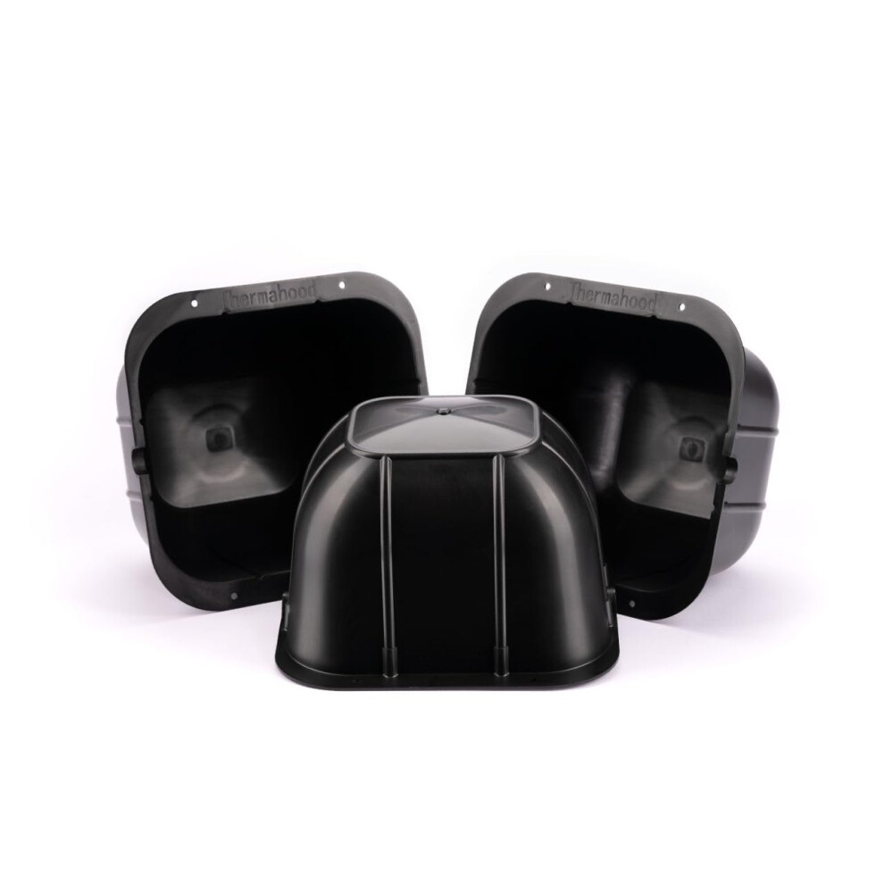 Thermahood - Th125 Pack Of 10No - Airtight Downlight Covers For Over Recessed Lights And Downlights - Aids Energy Efficiency. 5051219621703