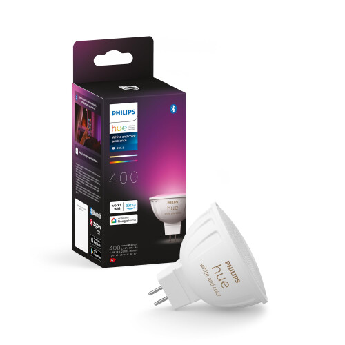 Philips Philips Hue LED Smart Light spot - White and Coloured Light - 1 Pack - MR16