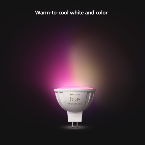 Philips Philips Hue LED Smart Light spot - White and Coloured Light - 1 Pack - MR16 2