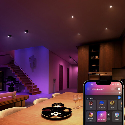 Philips Philips Hue LED Smart Light spot - White and Colored Light - 2 Pack - MR16 1
