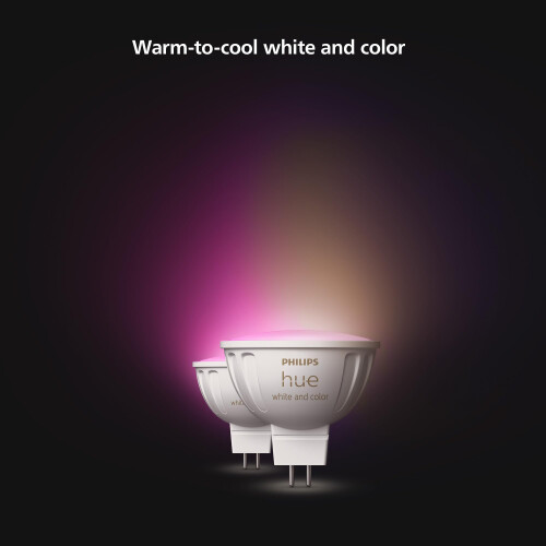 Philips Philips Hue LED Smart Light spot - White and Colored Light - 2 Pack - MR16 2