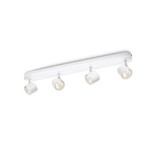 Philips myLiving Star 4 Bar Spotlight Ceiling Light (Integrated 4 x 3 W LED Bulb) - White