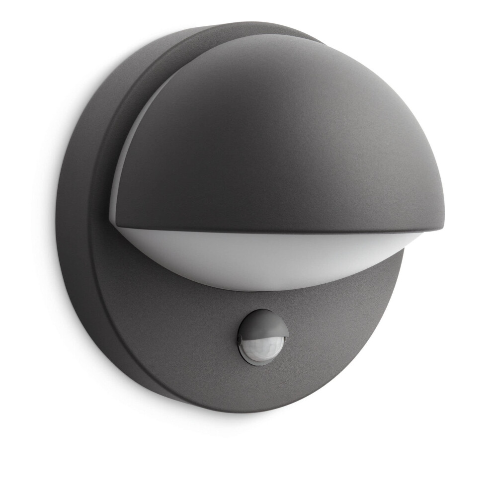 Philips Mygarden June Outdoor Wall With Motion Sensor 12 W Bulb Not Included Light/Anthracite