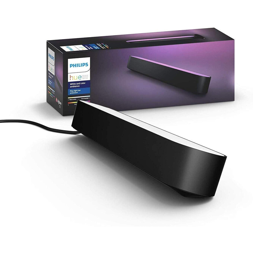 Philips Hue Play White and Colour Ambiance Smart Light Bar Extension, Entertainment Lighting for TV and Gaming (Works with Alexa, Google Assistant and