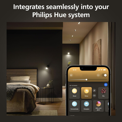 Philips Philips Hue GU10 ? Smart Spotlight ? (2-Pack) White Ambiance 2