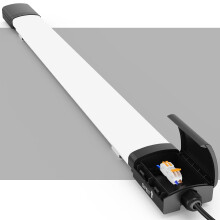 Amdelne 6500k 5FT, Led Batten Light, 45W Plug in Ceiling Light IP65 Led Ceiling Strip Lights,Light Led Garage Loft Light Workshop Lighting for Living