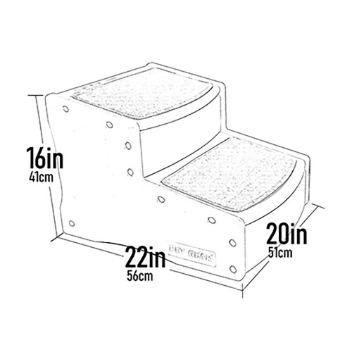 Pet Gear Easy Steps II Extra Wide, Small, Chocolate Brown 2