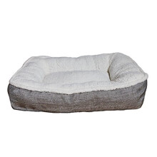 Rosewood Plush/Tweed Teddy Bear Dog Mattress, Large