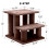 Furhaven Steady Paws Multi-Step Pet Stairs for High Beds & Sofas - Brown, 3-Step 2