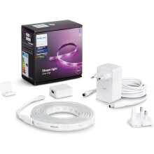 Philips Hue Lightstrip Plus v4 [2 m] White and Colour Ambiance Smart LED Kit with Bluetooth, Works with Alexa, Google Assistant and Apple HomeKit