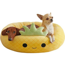 Squishmallows Original 30-Inch Maui Pineapple Pet Bed - Large Ultrasoft Official Plush Pet Bed