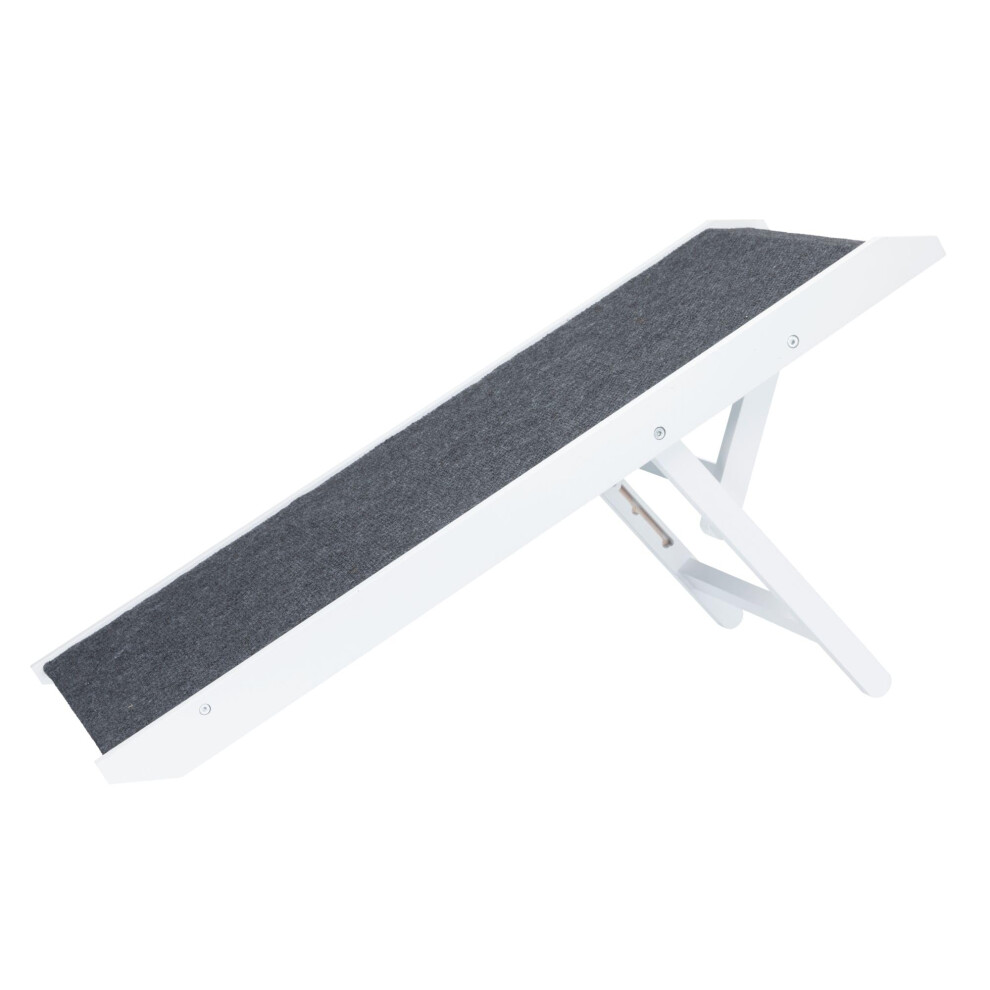 Trixie Furniture Ramp, Height-Adjustable 29/36/43 Cm, Wide Running Surface 36 ? 90 Cm, 39375, White