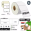 1000 Direct Thermal Labels 76x51mm 25mm Core for Zebra 4