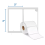 1000 Direct Thermal Labels 76x51mm 25mm Core for Zebra 5