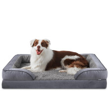 JOEJOY Large Dog Bed, Orthopedic Memory Foam Dog Beds, Washable Pet Bed, Fits up to 50lbs, Good for Doberman Pinscher, Sheltie, Border Collie,
