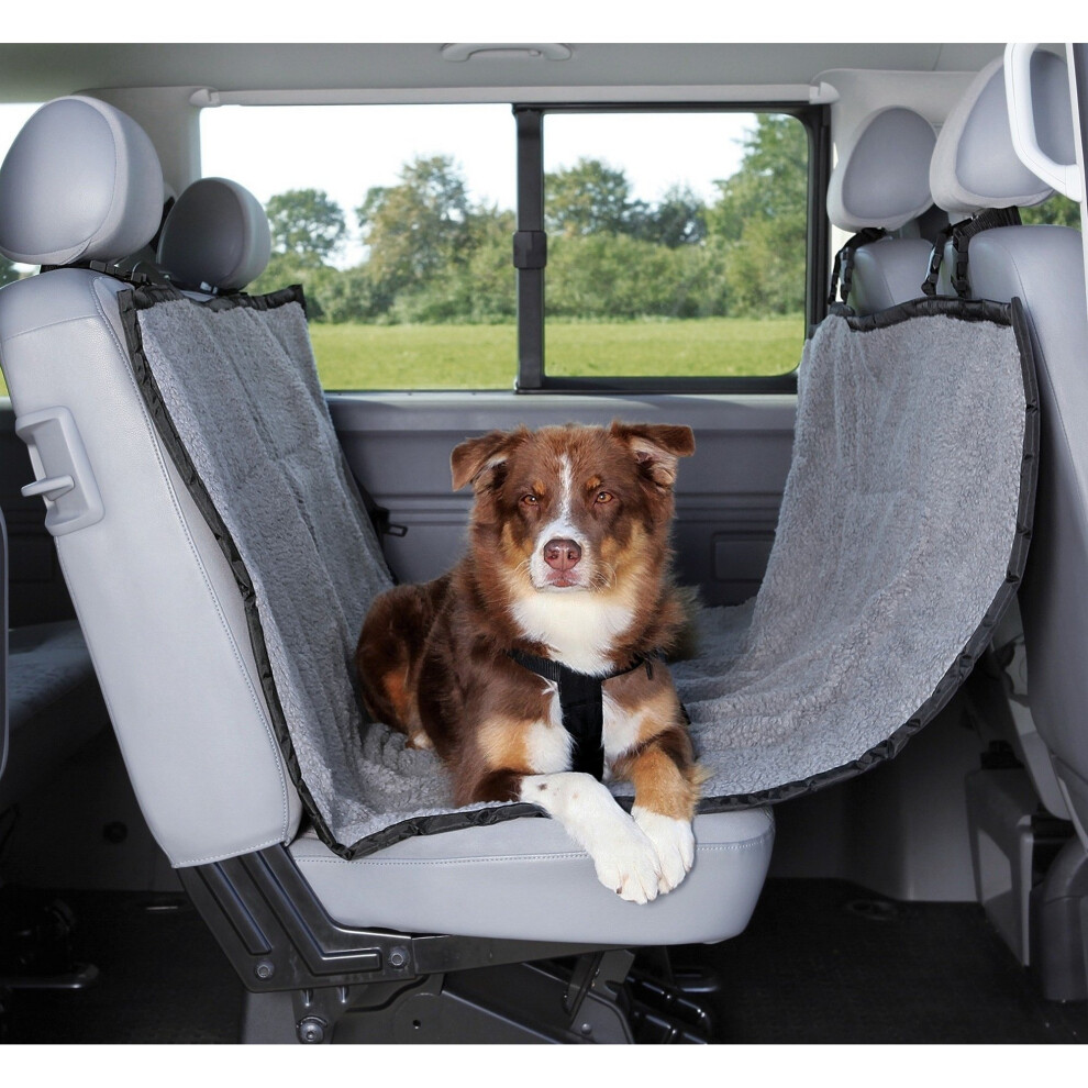 Trixie 1313 Protective Car Blanket, 1.45 ? 1.60 M, / Light/Grey/Black