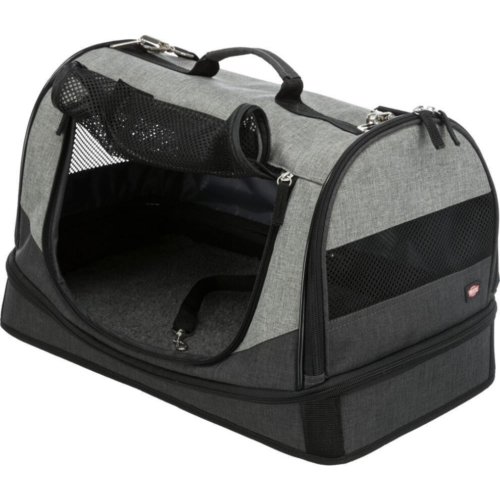 Trixie Tasche Holly, 30 ? 30 ? 50 cm, schwarz/grau