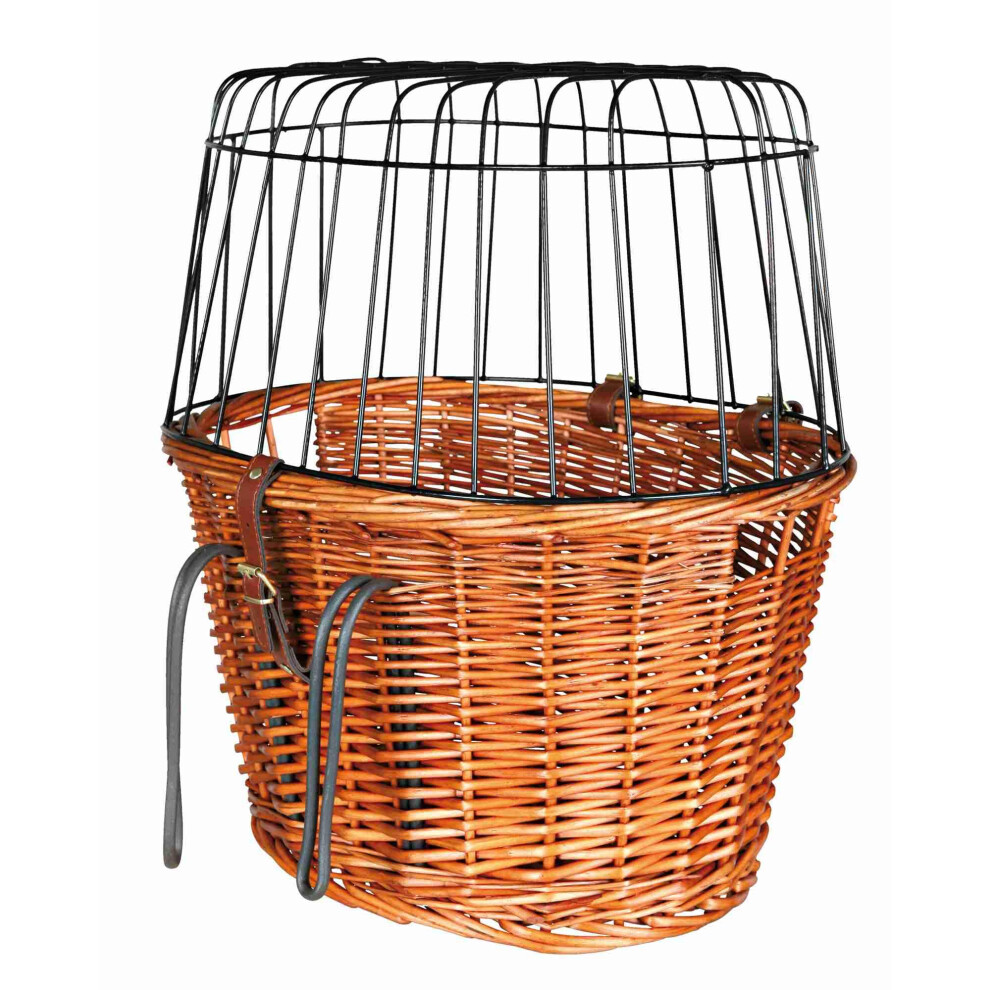 Trixie 2806 Front Dog Bike Basket, 44 ? 48 ? 33 Cm, Natural