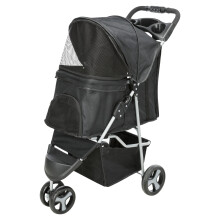 TRIXIE 28958 - Pushchair, Dimensions: 47 x 100 x 80 cm, Black